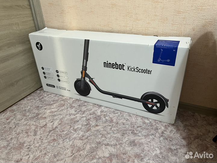 Новый электросамокат Ninebot KickScooter E22 grey