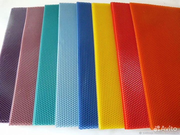 Вощина натуральная цветная