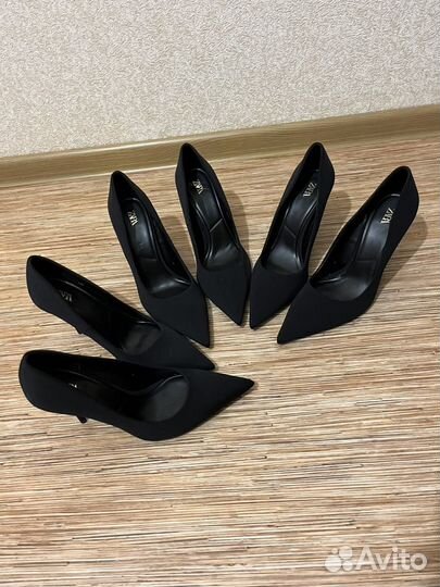 Новые лодочки Zara 38,39,40 оригинал