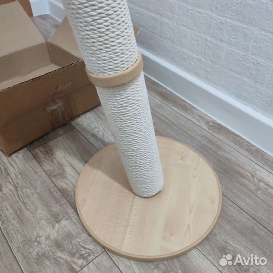 Когтеточка столбик для кошек новая