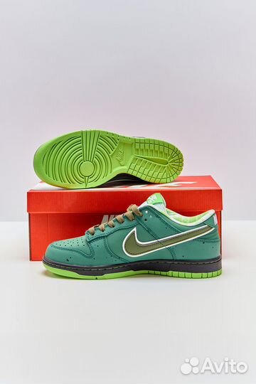 Кроссовки Concepts x Nike SB Dunk Low GreenLobster