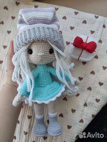 Вязаная Кукла Гном