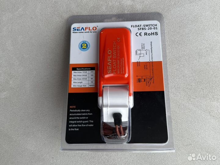 Поплавковый включатель SeaFlo sfbs-20-01