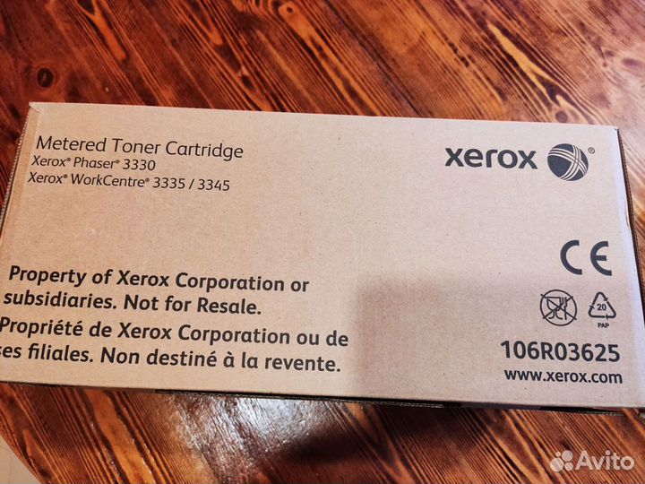 Катриджи для принтера Xerox тонер и драм