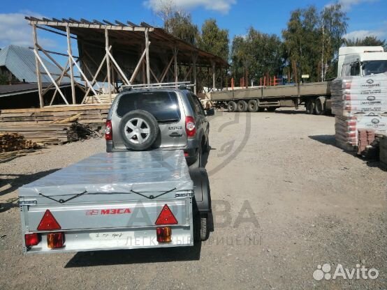 Прицеп легковой с тентом 30 см. Дачный