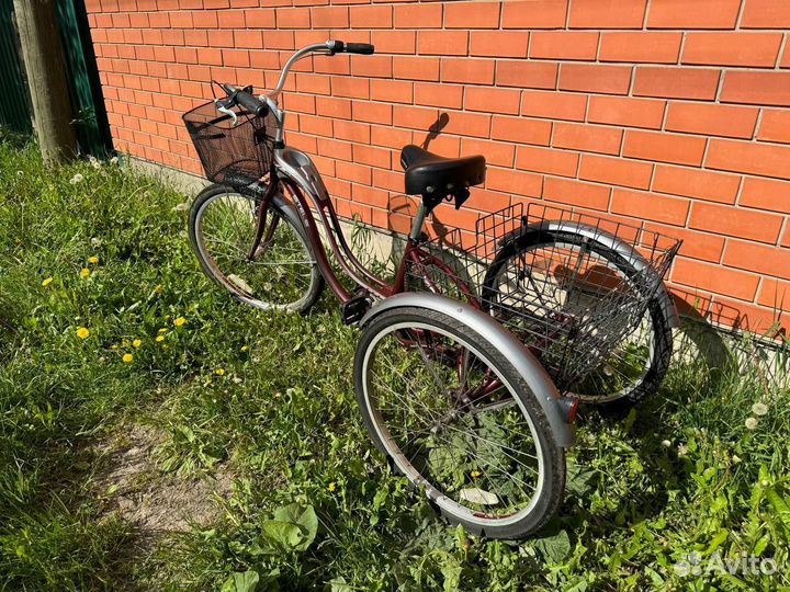 Велосипед трëх колëсный взрослый