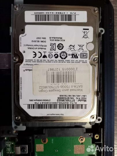 Ноутбук asus на запчасти