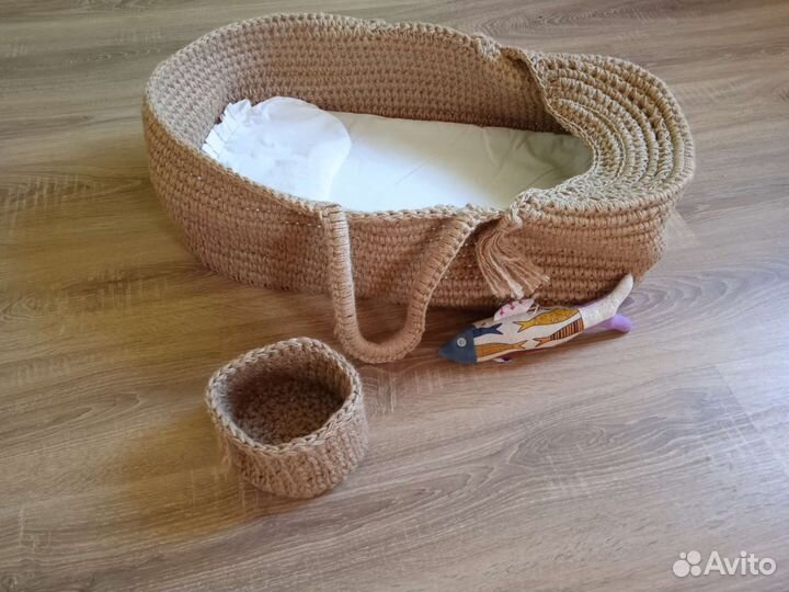 Плетёная люлька/ корзина/ переноска/ колыбель