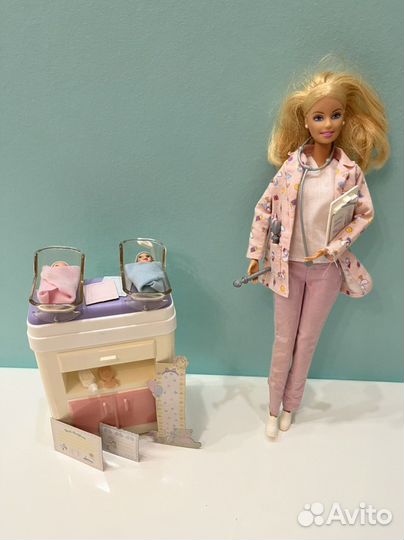 Барби Barbie Happy Family Baby Doctor