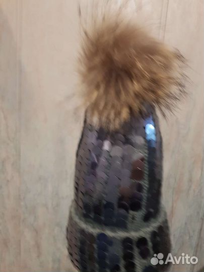 Шапка зимняя для девочки 54 56