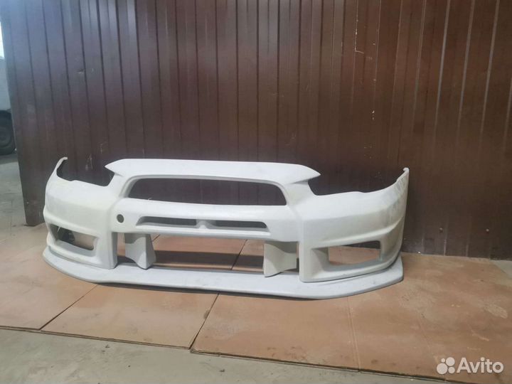 Mitsubishi lancer Evolution 10 Бампер передний