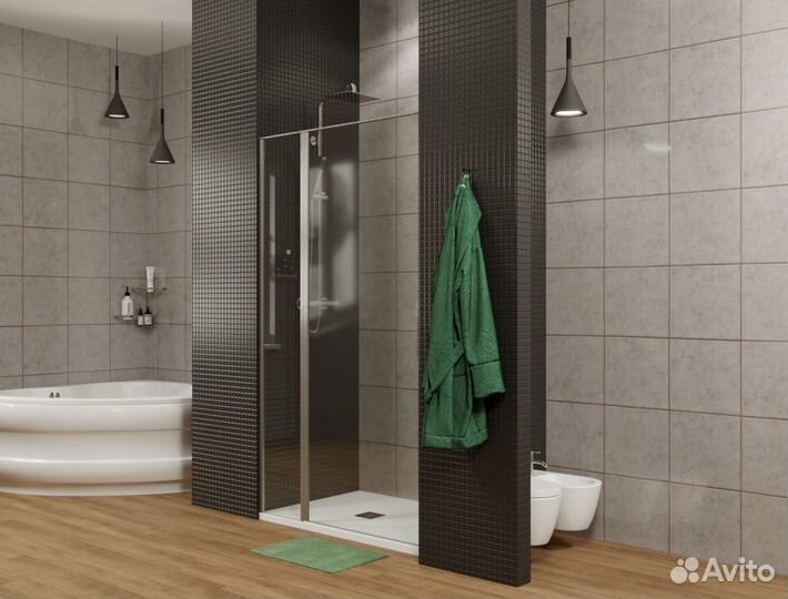 Душевая дверь Allen Brau Priority 1000x2000 черный браш 3.31006.BBA