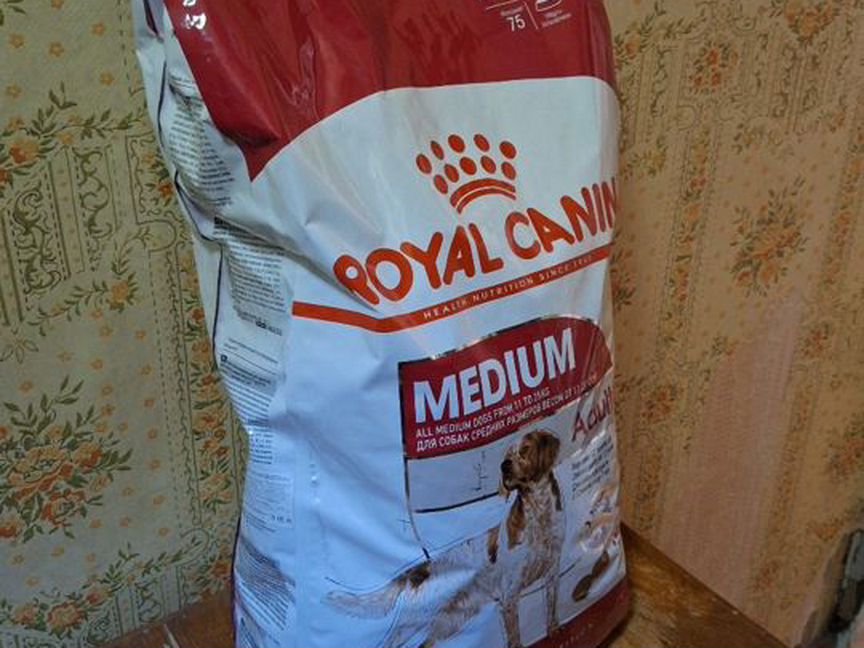 Royal canin medium adult 15кг корм для собак