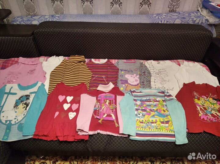 Лонгсливы пакетом на девочку