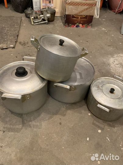 Кастрюля алюминиевая бу