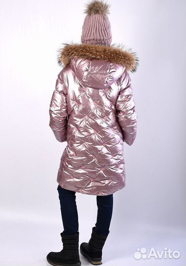 Пальто пуховик для девочки anernuo