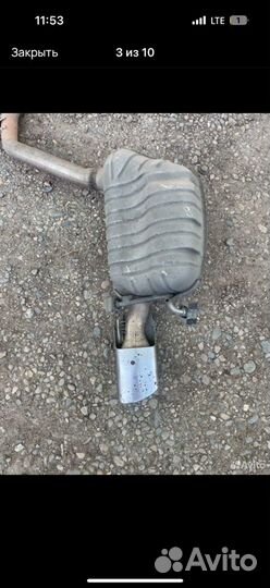 Насадка на глушитель mercedes