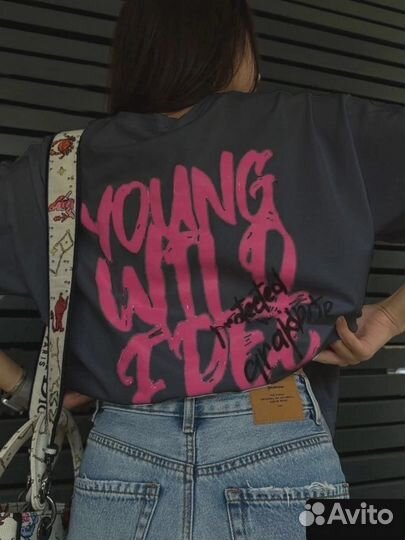 Футболка женская оверсайз