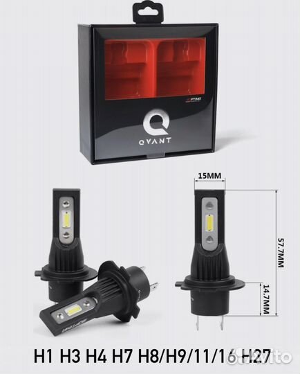 Led лампы Optima I-zoom Qvant cobalt перспектив