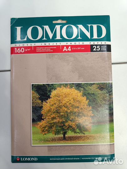 Бумага Lomond для фото принтера