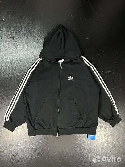 Balenciaga Adidas зип худи