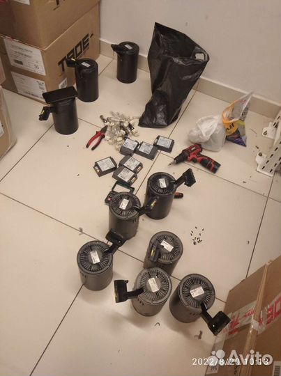 Ремонт светодиодных светильников.трековых