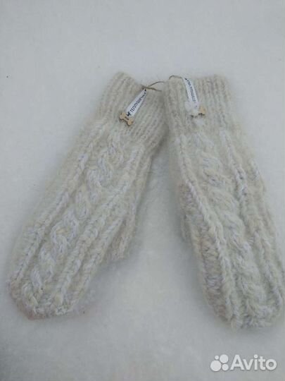 Варежки из собачьей шерсти