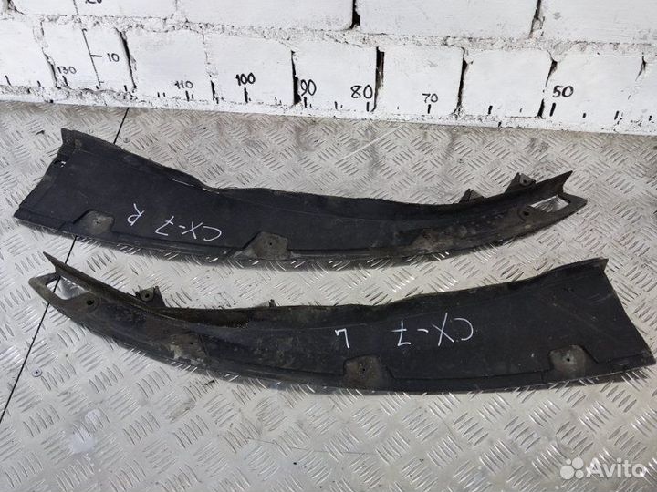 Спойлер бампера передний Mazda Cx-7 2006-2012