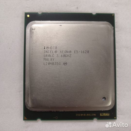 Процессор Intel Xeon E5 1620, 4 cores, 3.6 GHz, SR