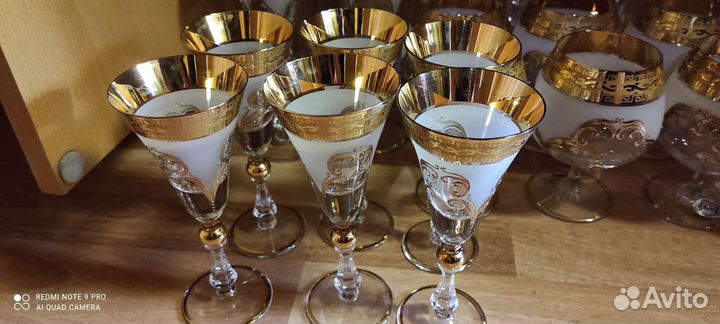 Хрусталь bohemia nike. Бокалы, рюмки