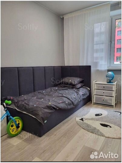 Детская кровать с мягкими бортиками