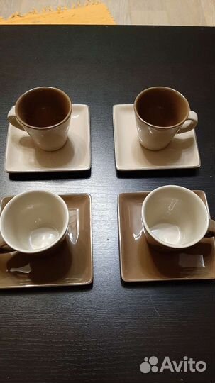 Чашка с блюдцем кофейная