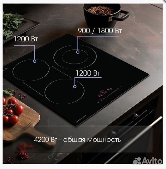 Варочая панель электр. Zigmund & Shtain CN 42.4 B