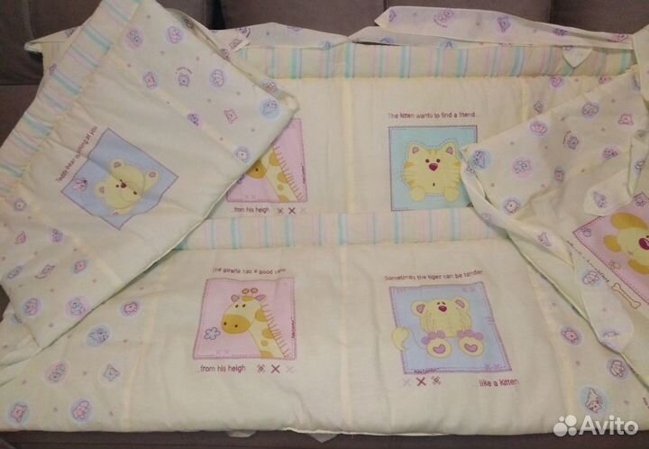 Бортики в детскую кроватку