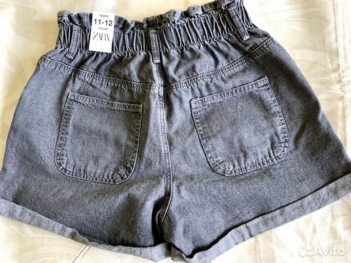 Джинсовые шорты zara для девочки