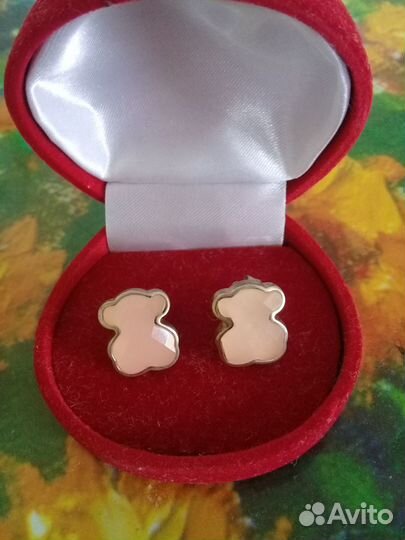 Серьги Tous (пусеты)