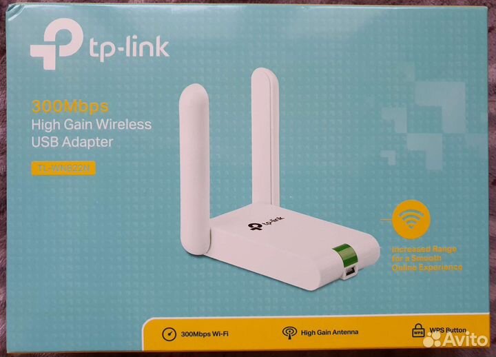 Wi-Fi приемник TP-link TL-WN822N
