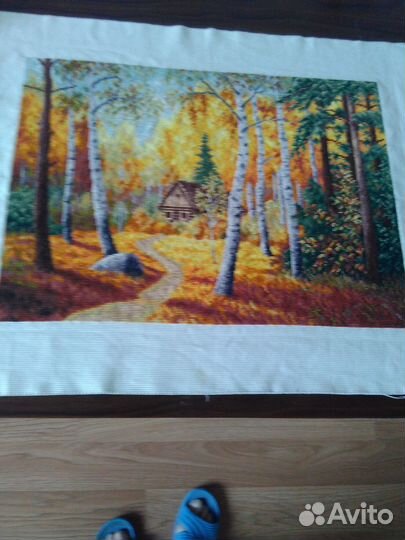 Вышивки крестом (готовые)