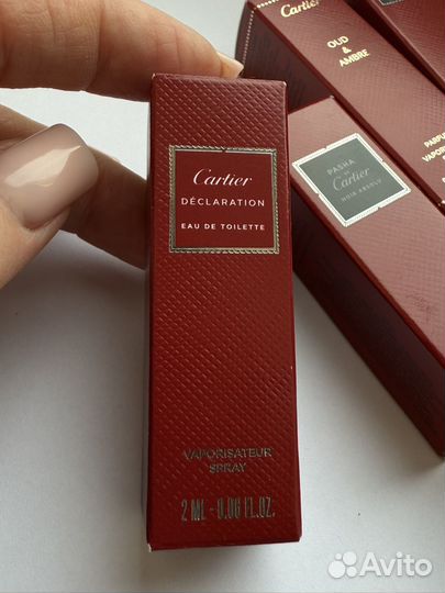 Пообники Cartier новые оригинальные по 2 мл