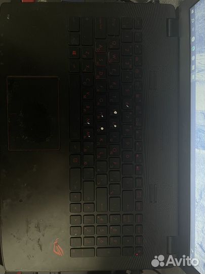 Игровой ноутбук б/у asus ROG GL552 GTX950