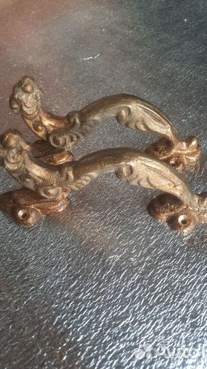 Дверные ручки литые бронза