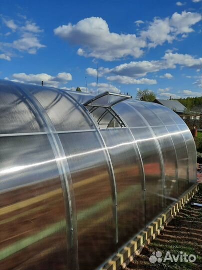 Теплица двойная дуга