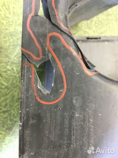 Воздуховод тормозов передний левый передний левый