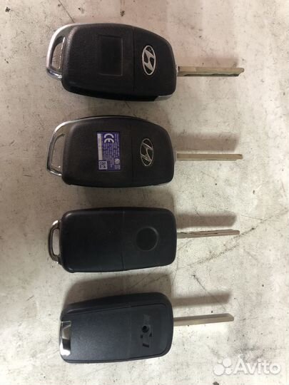 Ключ зажигания Hyundai Solaris