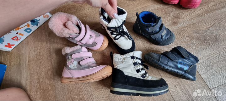 Обувь пакетом на девочку