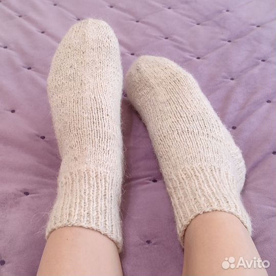 Носки шерстяные ручной работы