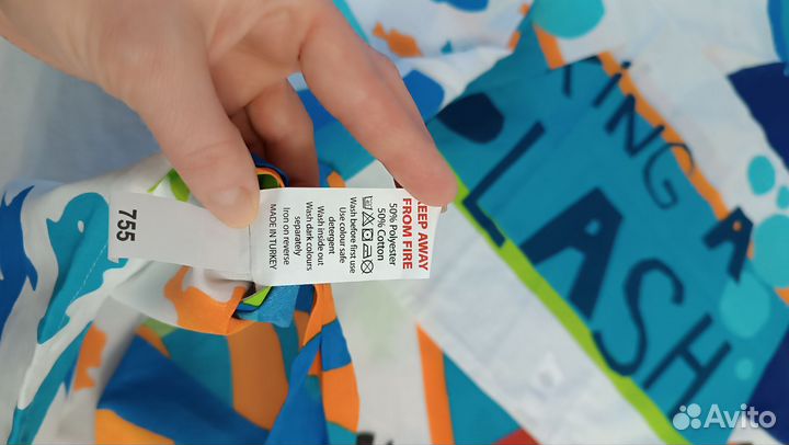 Новый комплект детского постельного белья, Немо