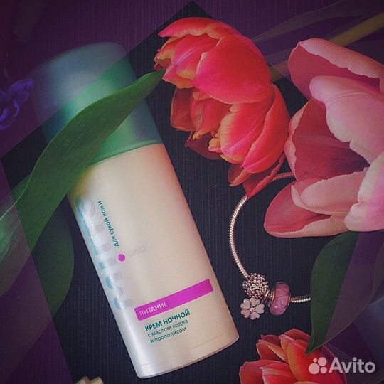 Ночной крем для сухой кожи. мирра люкс