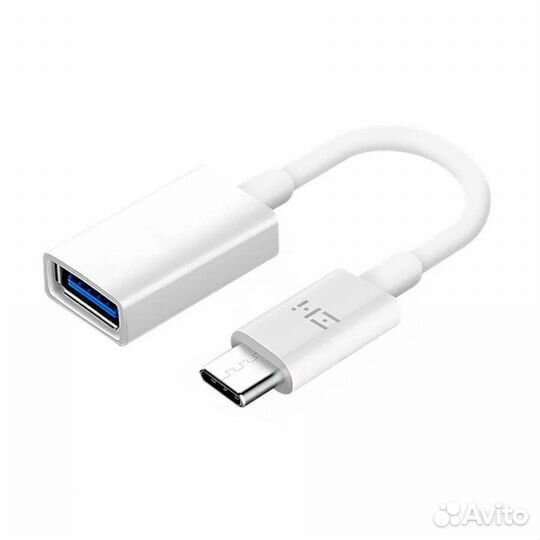 Адаптер USB-C/USB-A ZMI OTG (host) (AL271), белый
