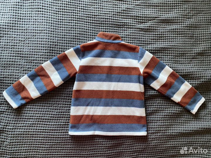 2 флисовые кофты на замке на мальчика 5-6 лет
